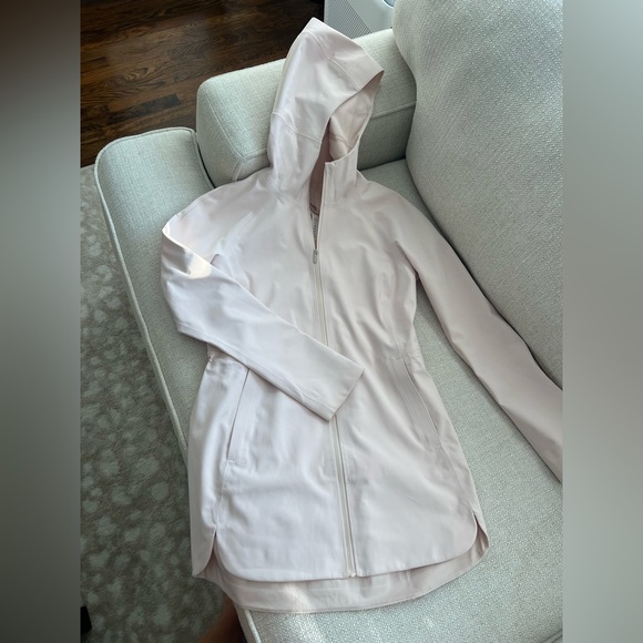 lululemon Light Pink Rain Rebel Jacket - Picture 1 of 6